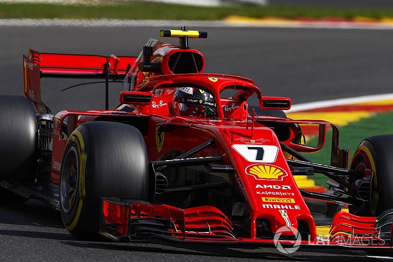 Raikkonen deelt lakens uit op Spa, Verstappen P4 op vrijdagmiddag