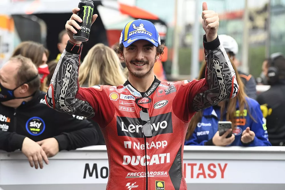 Polesitter Francesco Bagnaia, Ducati Team