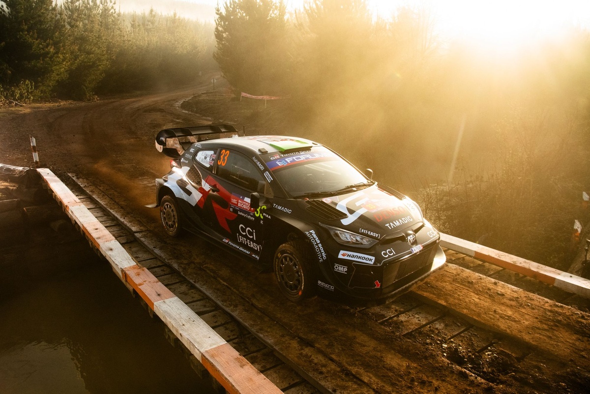 WRC Chile: Elfyn Evans inherits lead after Kalle Rovanpera drama