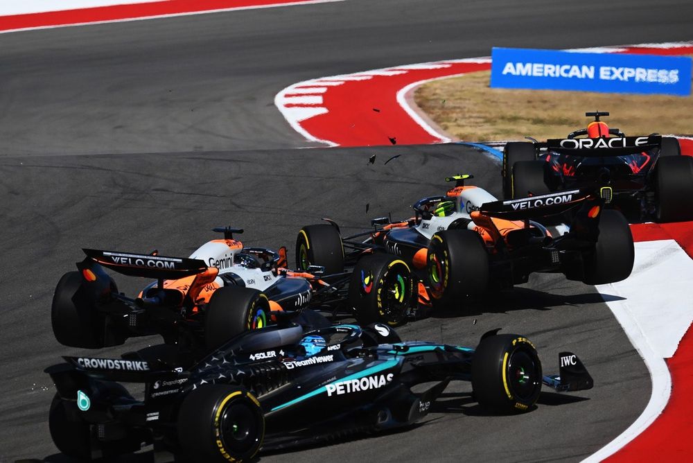 Verstappen Dominates US GP Sprint; McLaren Duo Out in Chaotic Start