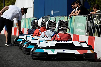 Electric kart race supports Youth Olympics