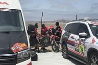 70 metros de cuerda para recuperar la moto de Barreda cinco días después