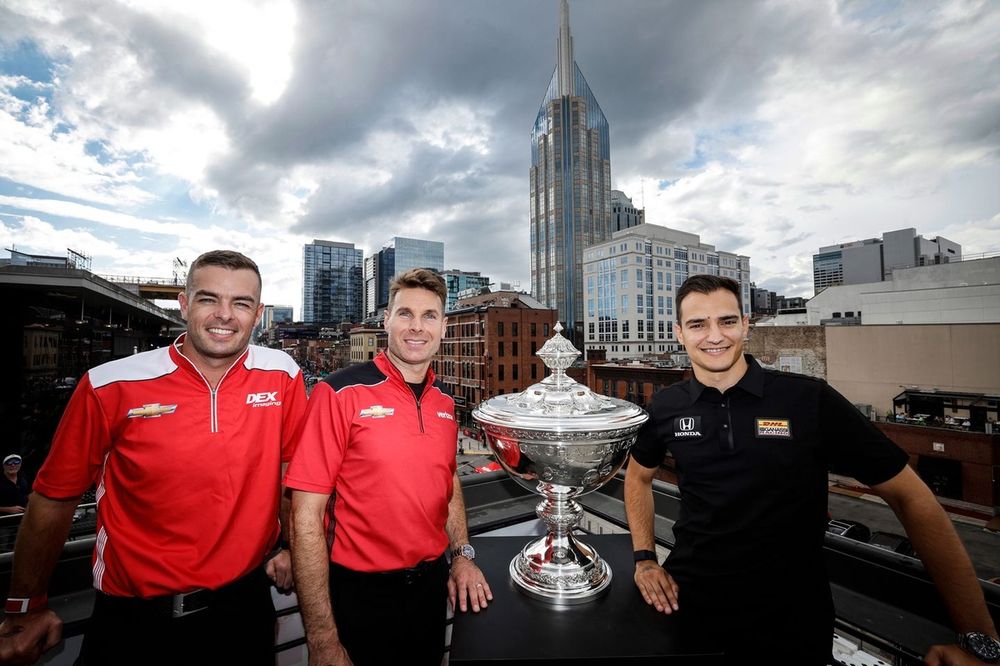 Scott McLaughlin, Team Penske Chevrolet, Will Power, Team Penske Chevrolet, Alex Palou, Chip Ganassi Racing Honda, Vanderbilt Cup, championship 