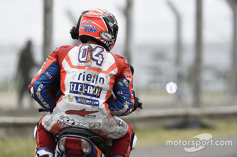 Dovizioso met en cause Petrucci dans sa chute :