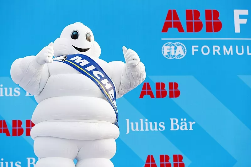 Michelin man op het podium
