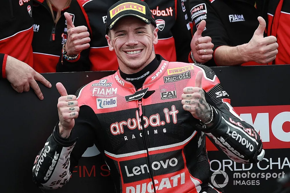 Second place Scott Redding, Aruba.it Racing Ducati