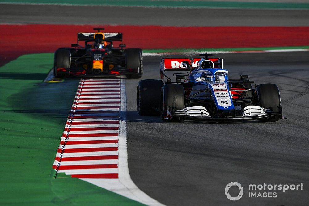 Nicholas Latifi, Williams FW43, Alex Albon, Red Bull Racing RB16