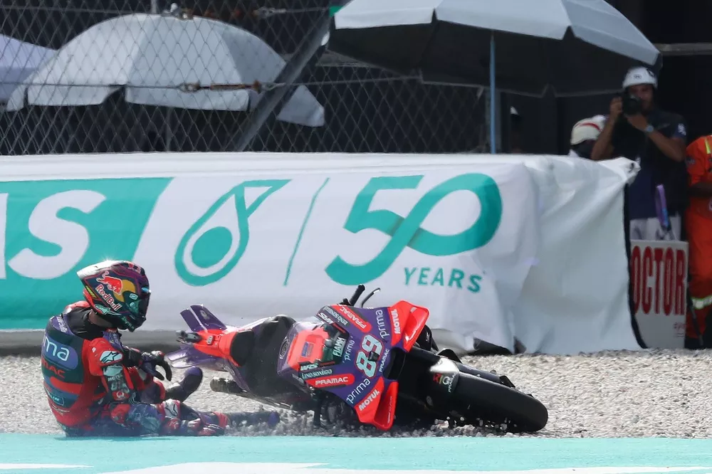 Jorge Martin, Pramac Racing crash