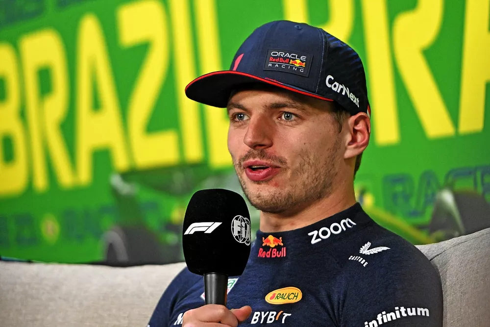 Max Verstappen, Red Bull Racing, 1st position, in the Press Conference