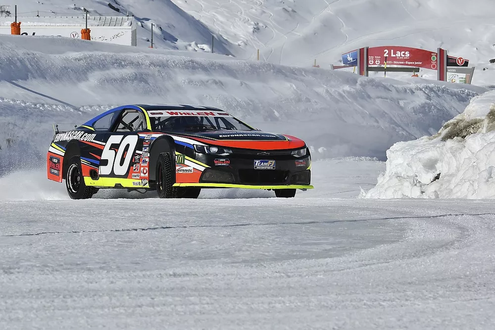 NASCAR Whelen Euro Series organizers Team FJ tested the series&rsquo; cars on the snow