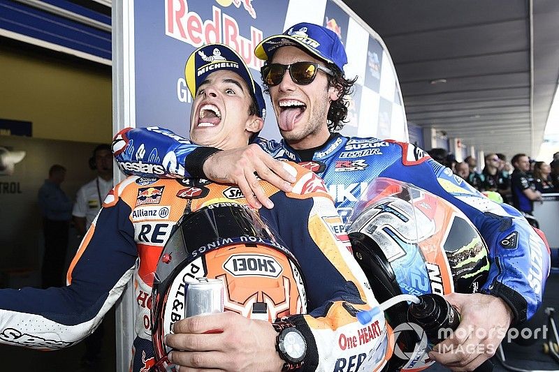 Marc Marquez, Repsol Honda Team, Alex Rins, Team Suzuki MotoGP