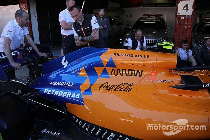 Detalle técnico de McLaren