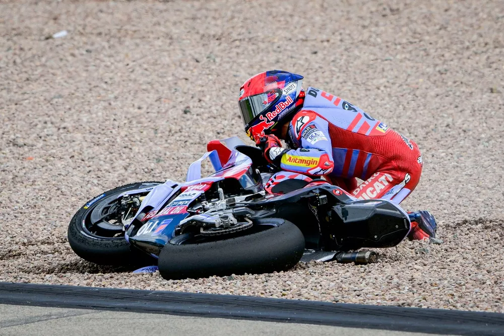 Ca&iacute;da de Marc M&aacute;rquez, Gresini Racing