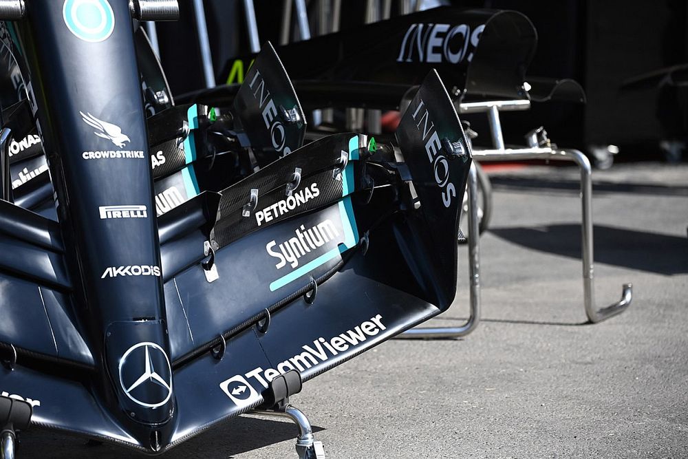 Mercedes W14 technical detail