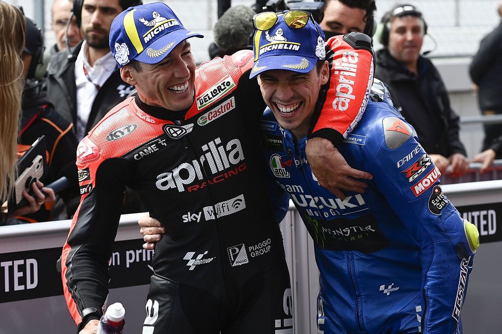 Aleix Espargaró, Aprilia Racing Team, Joan Mir, Suzuki MotoGP Team