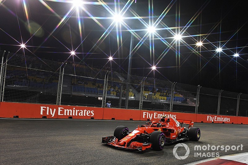 Singapore, Libere 2: Raikkonen davanti, Vettel sbatte. Mercedes vicina!