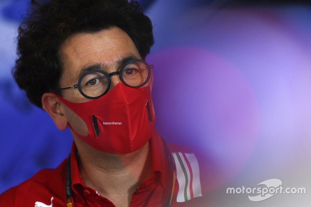 Mattia Binotto, Team Principal Ferrari, in the team principals Press Conference