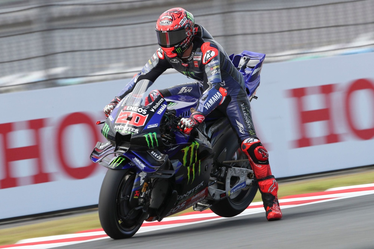 Quartararo n'a pas pu tester un nouvel échappement Yamaha prometteur