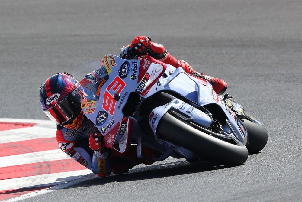 MotoGP Emilia Romagna GP Marquez snatches top spot on drying track in FP1