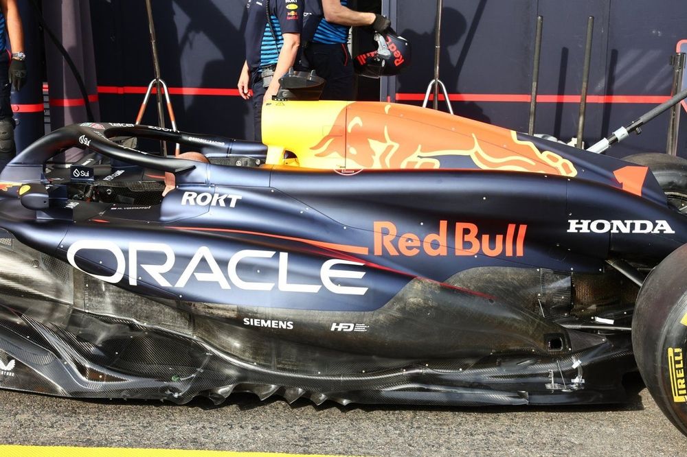Detalle técnico del Red Bull Racing RB20