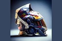 Un artista crea espectaculares diseños de cascos de F1: ¿el futuro?