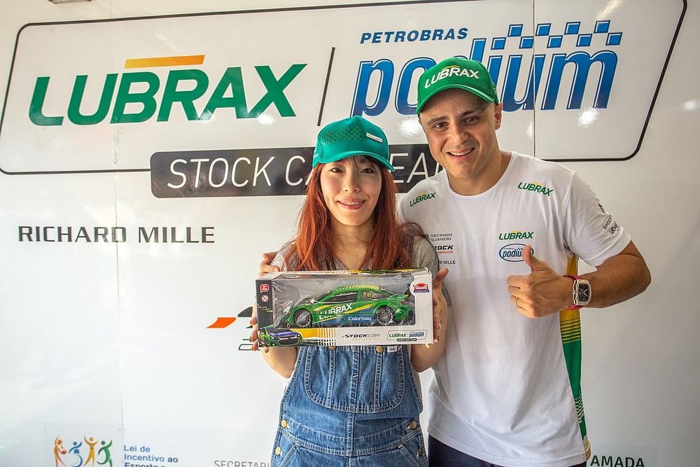 Yukika Suzuki e Felipe Massa