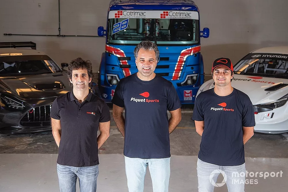S&eacute;rgio Jimenez, Carlos Chiarelli e Nelsinho Piquet