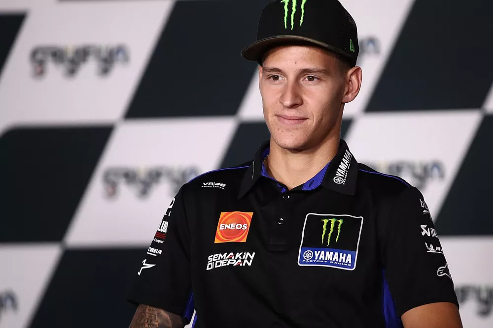 Fabio Quartararo, Yamaha Factory Racing, en conférence de presse