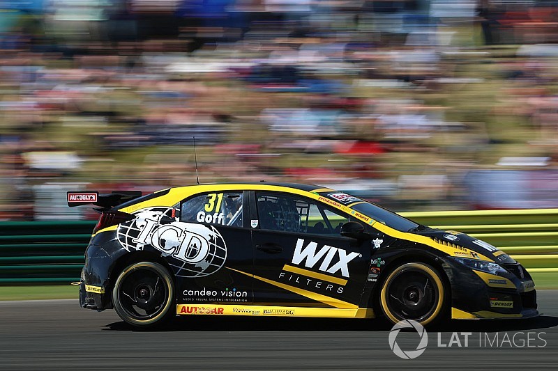 Snetterton BTCC: Goff leads all-Honda top four in qualifying