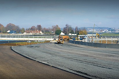 24h Le Mans 2018: Umbau der Porsche-Kurven abgeschlossen
