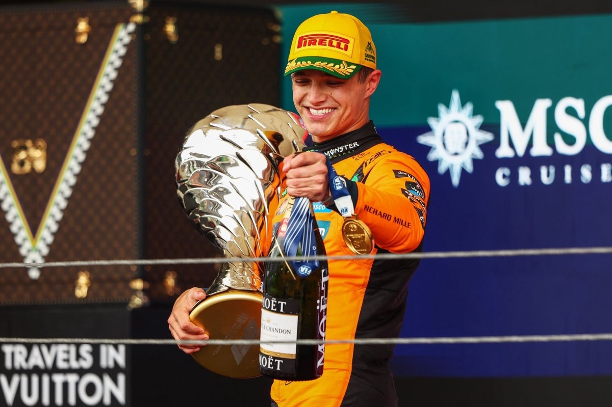 Norris se rapproche du titre : "Juste ignorer ceux qui disent de la merde sur vous"