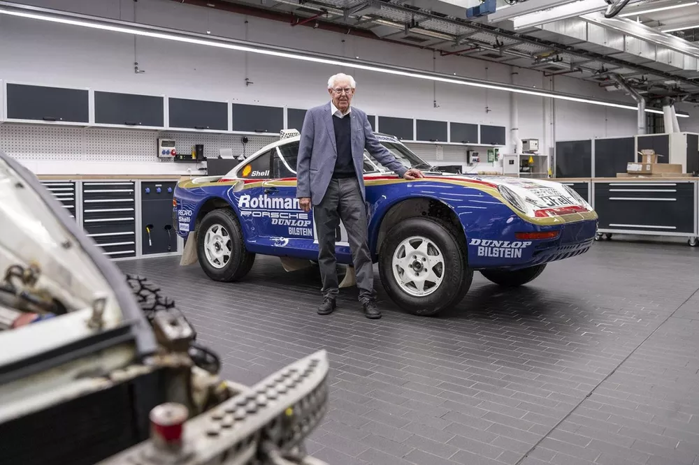 Peter Falk, Porsche 959 Paris-Dakar