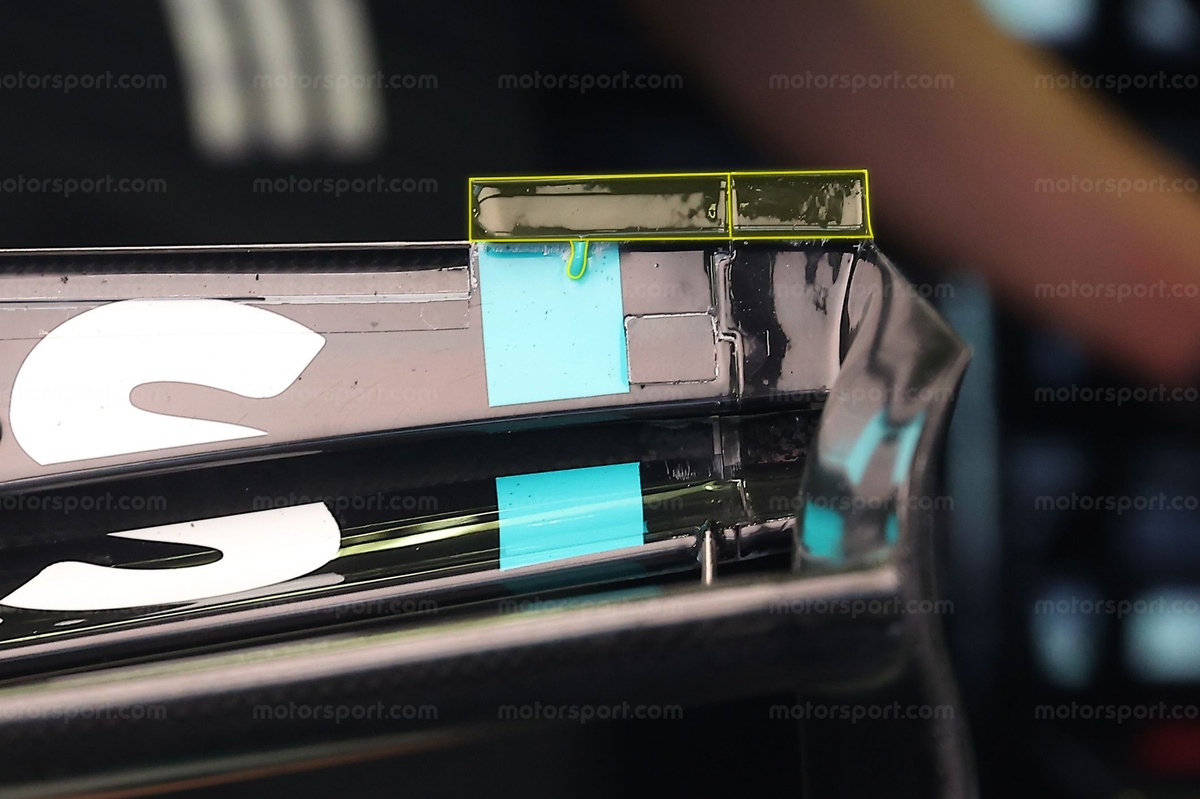 F1 | Mercedes inedita: sulla W17 sono spuntati due flap per estendere l’ala posteriore