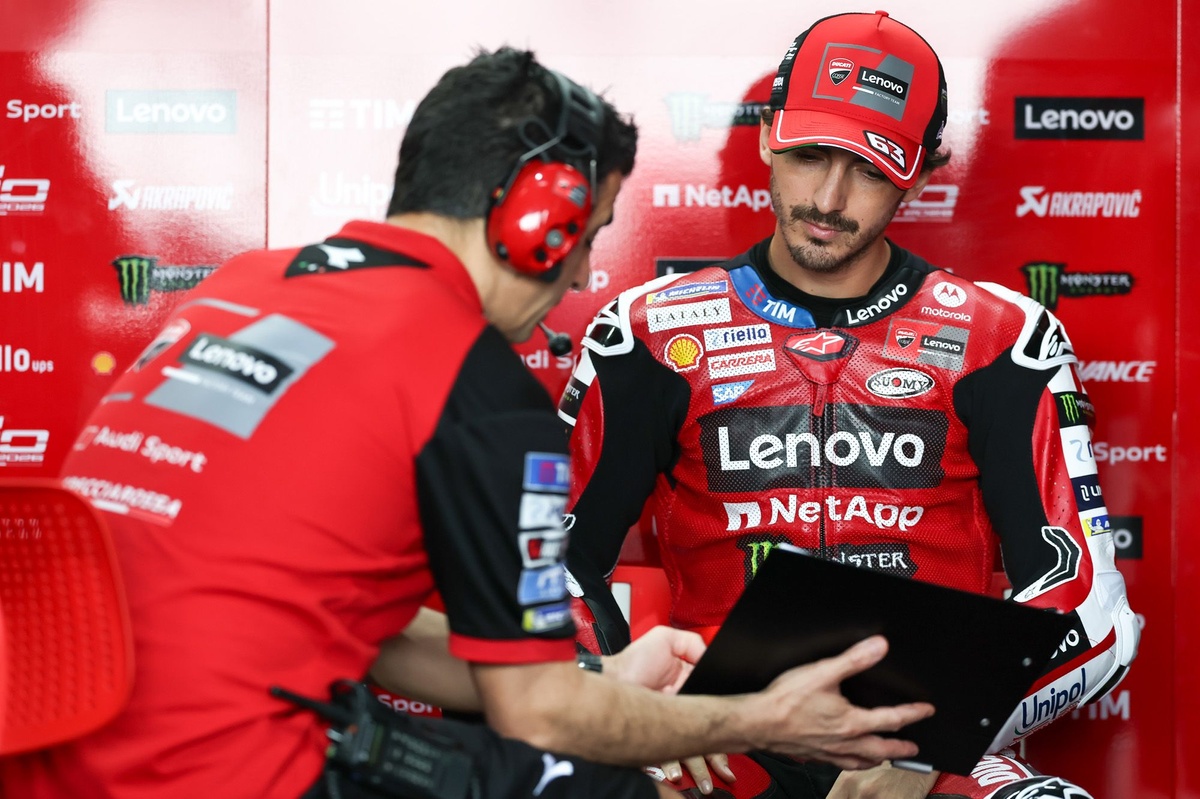 Bagnaia : "Les autres pilotes Ducati étaient plus compétitifs que moi"