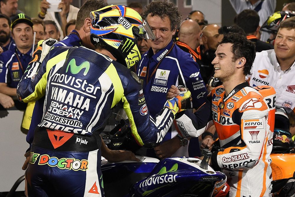 Valentino Rossi y Dani Pedrosa