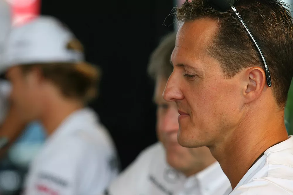 Nico Rosberg y Michael Schumacher, Mercedes GP, Mercedes GP con Norbert Haug, Mercedes, jefe de Moto