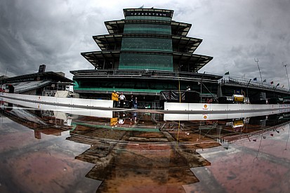 Rain cancels Cup qualifying at Indianapolis; Kyle Busch on pole