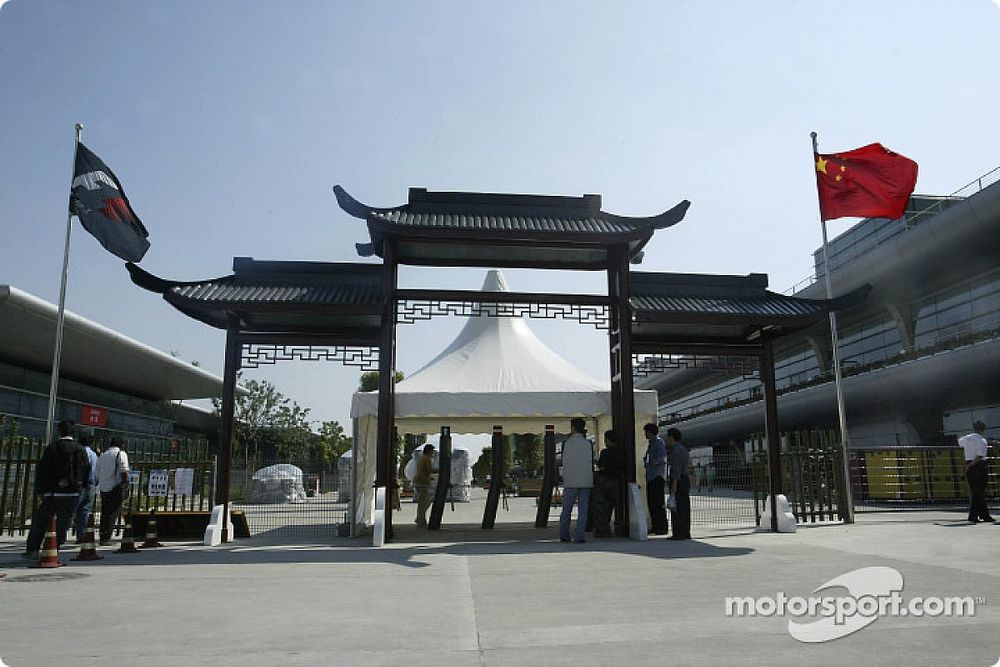 Shanghai International Circuit paddock area