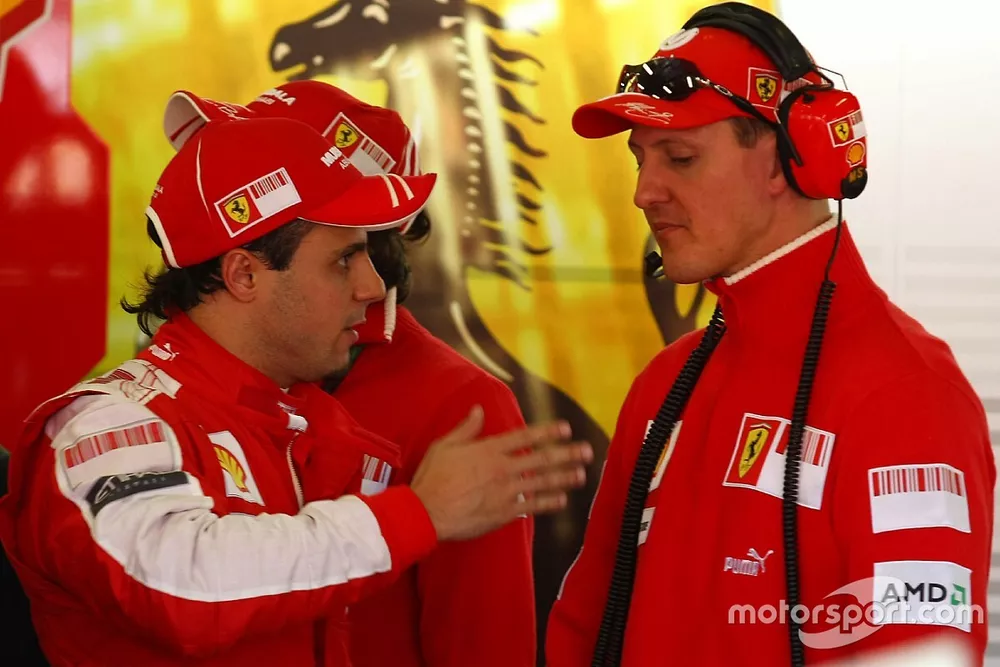 Felipe Massa, Scuderia Ferrari and Michael Schumacher, Test Driver, Scuderia Ferrari
