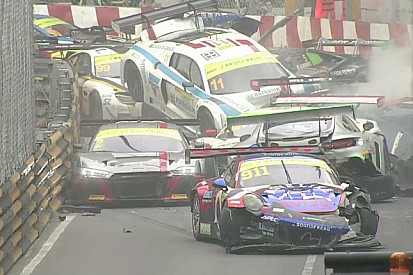 VIDEO: el impresionante choque de GT en Macao