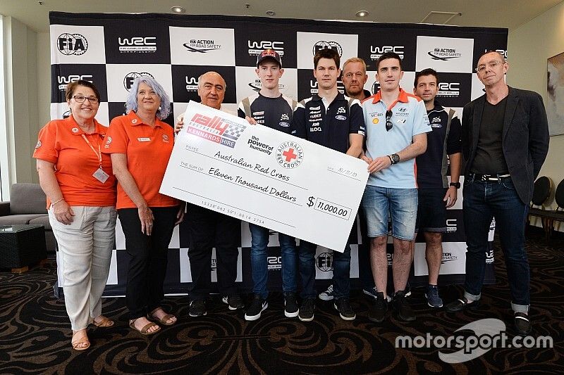 Andrew Papadopoulos, Craig Breen, Dani Sordo, Teemu Suninen and Elfyn Evans