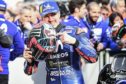 Viñales op pole voor Grand Prix van Valencia, Marquez vijfde na crash