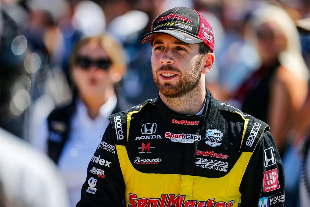 Ed Jones, Dale Coyne Racing with Vasser Sullivan Honda