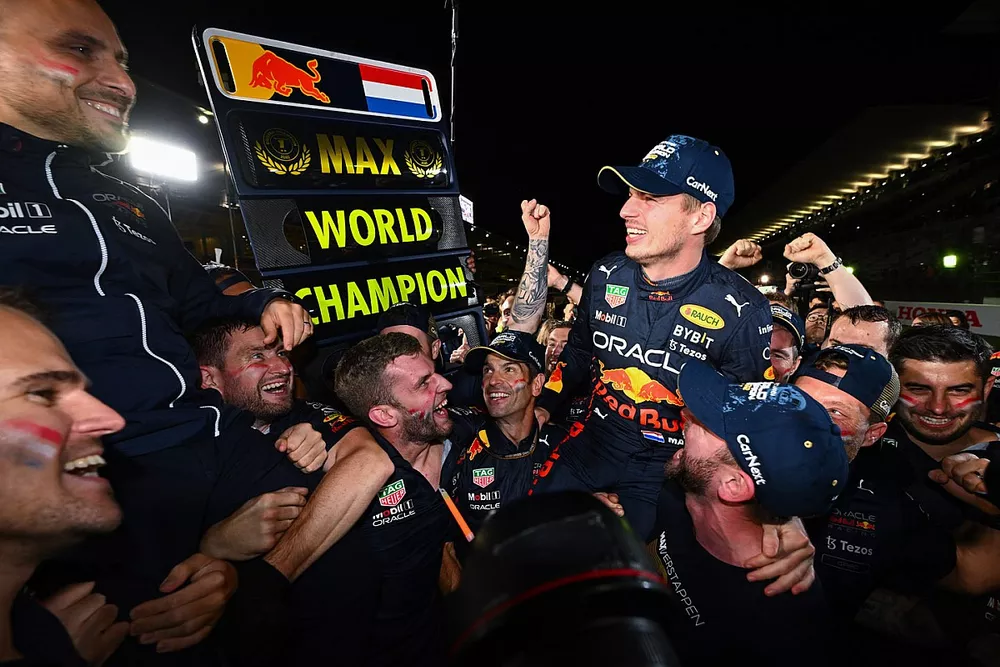 World Champion Max Verstappen, Red Bull Racing
