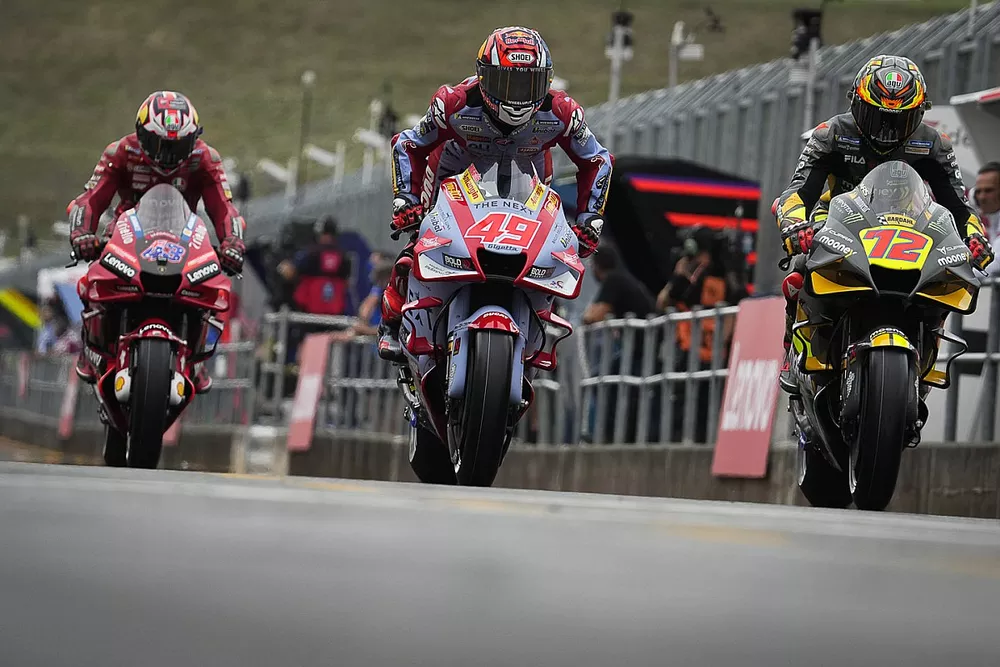 Marco Bezzecchi, VR46 Racing Team, Fabio Di Giannantonio, Gresini Racing MotoGP