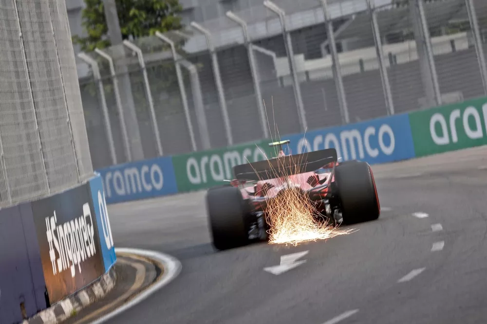 Scintille da Carlos Sainz, Ferrari SF-23