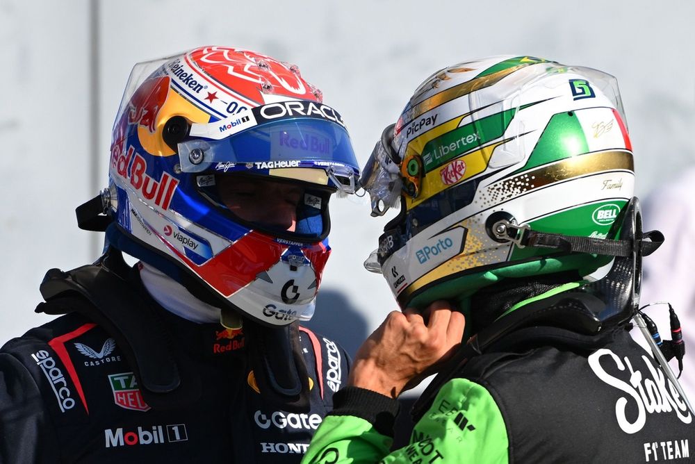 Max Verstappen, Red Bull Racing, Gabriel Bortoleto, Sauber