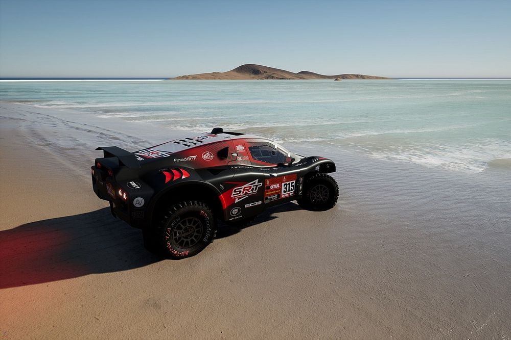 Imagen de la versión Pre-Alpha del nuevo videojuego del DAKAR