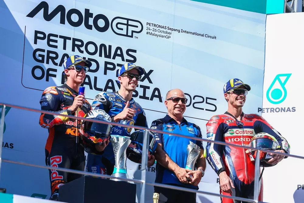 Alex Marquez, Gresini Racing, Pedro Acosta, Red Bull KTM Factory Racing, Joan Mir, Honda HRC