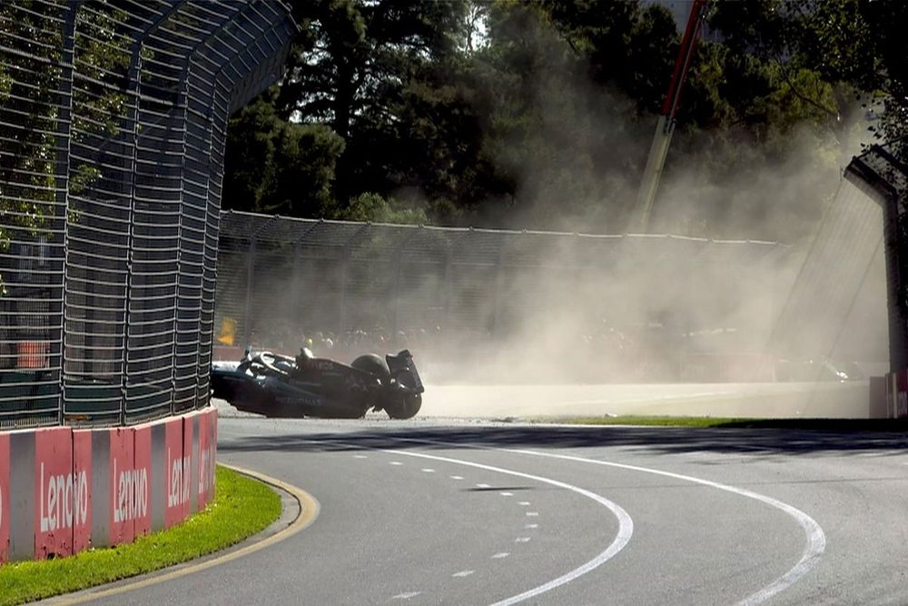 George Russell, caminhão Mercedes W15